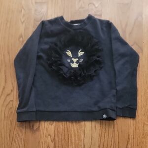 Molo Kids Black Lion Sweatshirt